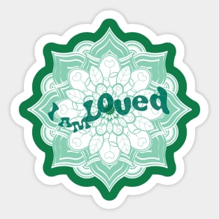 I am Loved Mandala Sticker